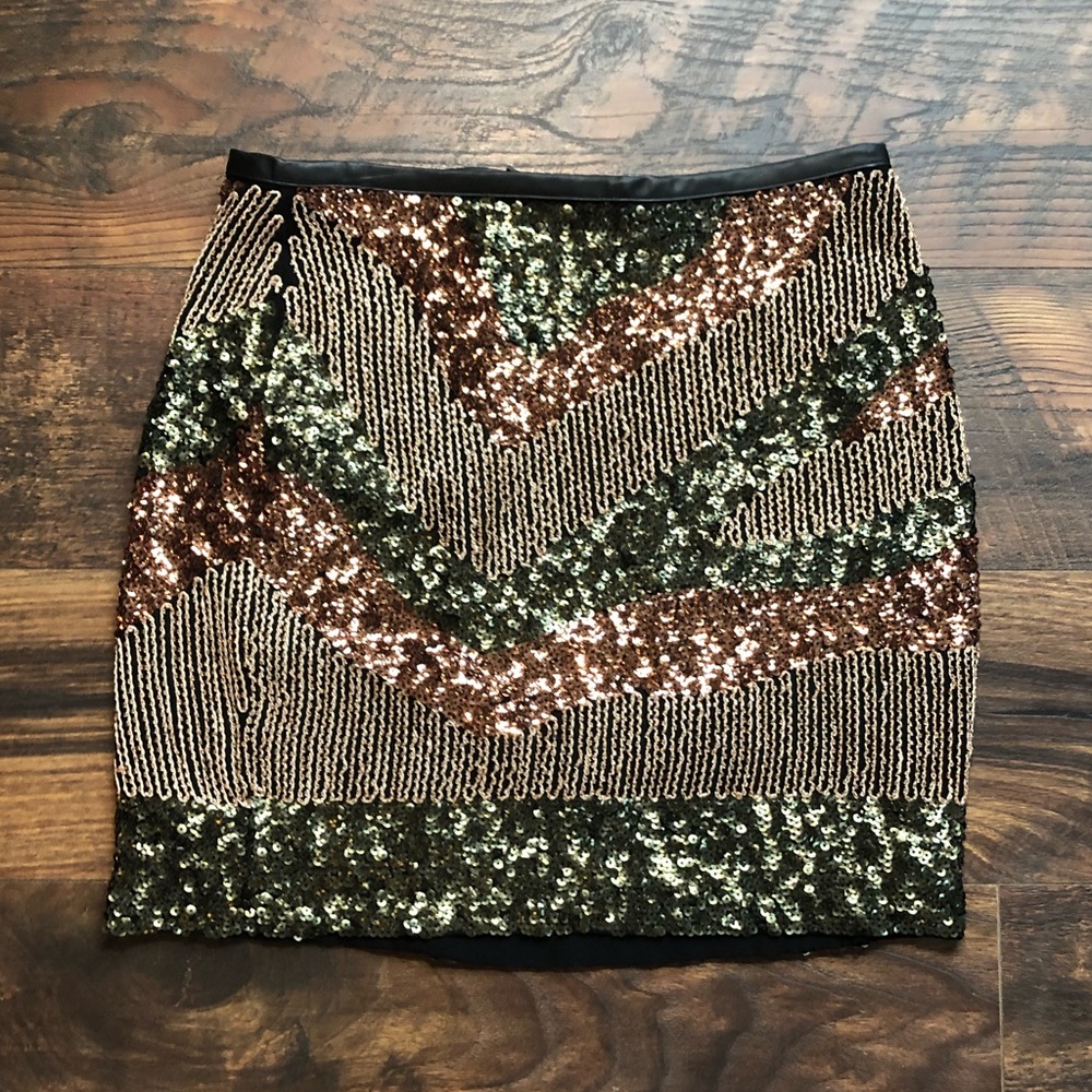 Sequin Sparkle H&M Mini Skirt 2